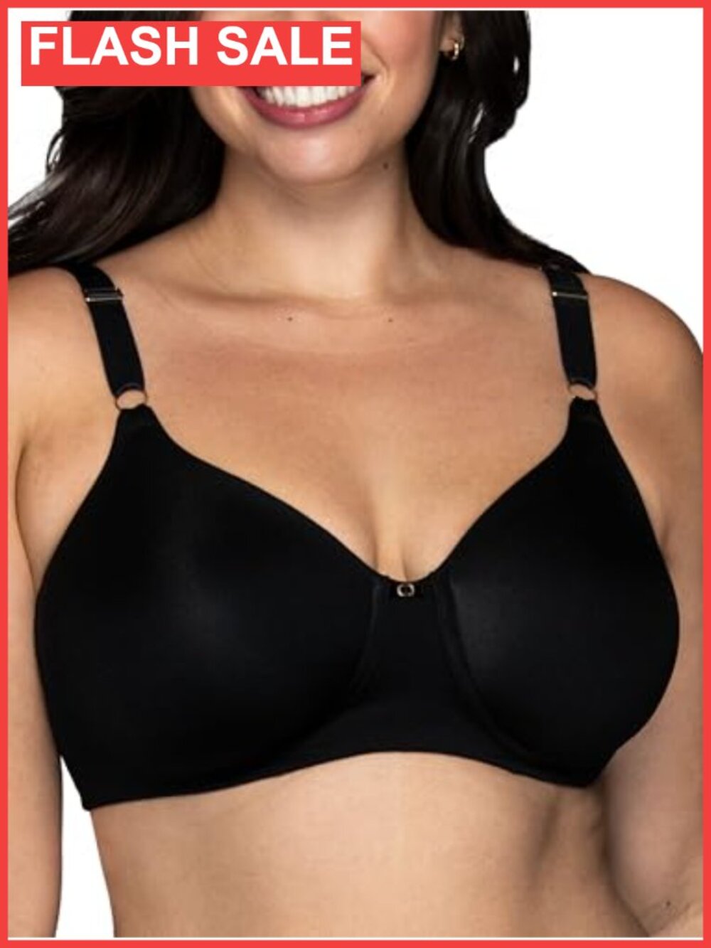 Full Coverage Wireless Bra Seamless Smoothing Lightly Lined